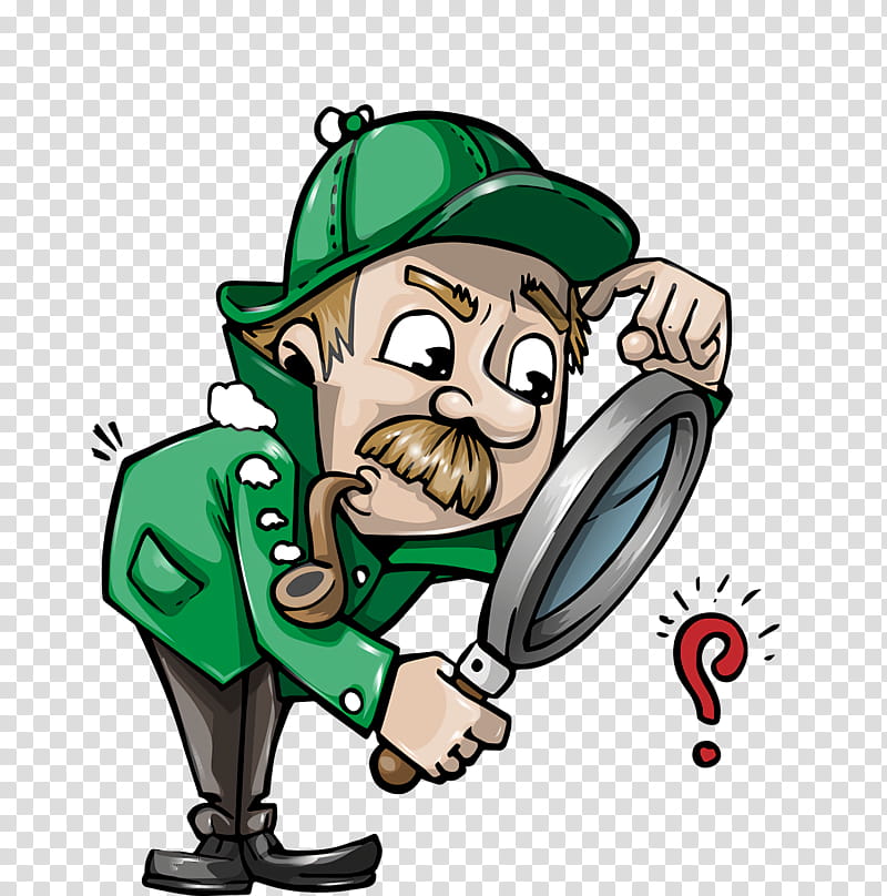 Criminal investigation detective icon private investigator drawing