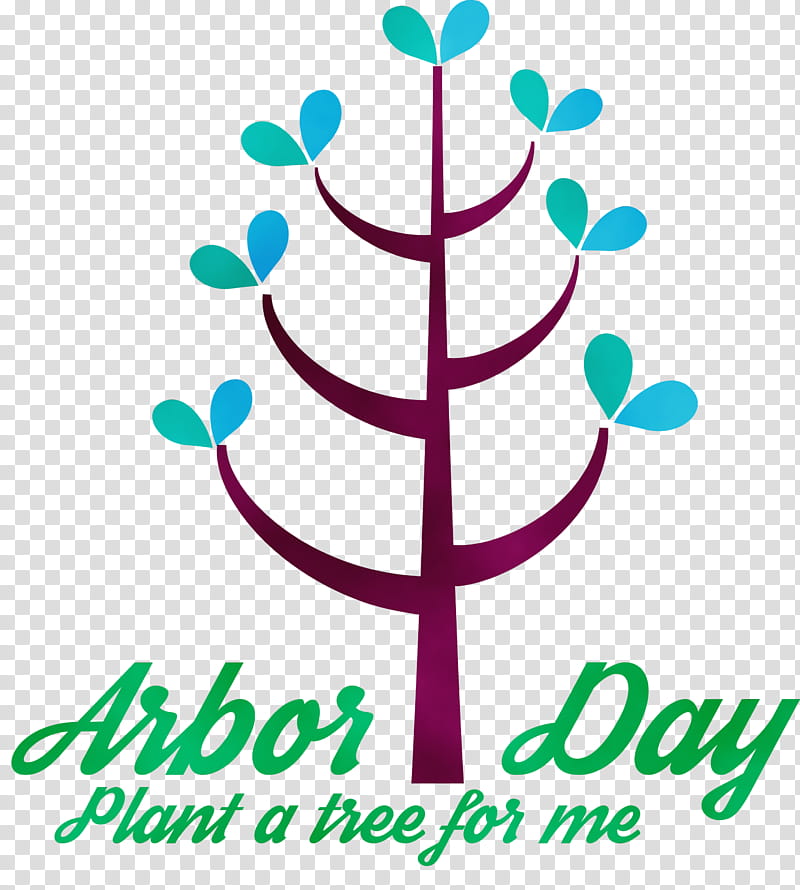 logo, Arbor Day, Tree, Green, Watercolor, Paint, Wet Ink transparent background PNG clipart