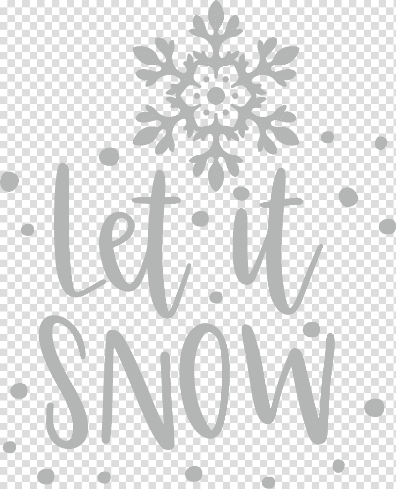 Let it Snow Snow Snowflake, Tshirt, Clothing, Sleeve, Polo Shirt, Nightshirt, Dress transparent background PNG clipart