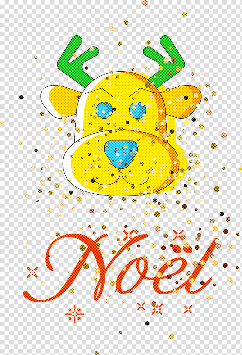 Noel Xmas Christmas, Christmas , Smiley, Yellow, Cartoon, Happiness, Text transparent background PNG clipart