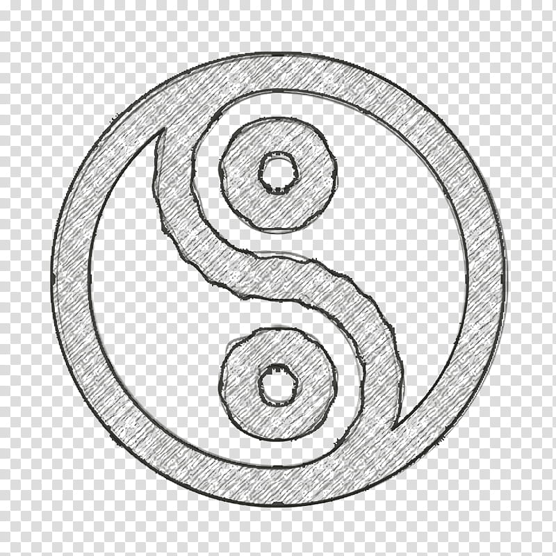 Yin yang icon Religion icon, Kokhono Ki, Chithi, Soundcloud, Water Bottle, Line Art, Podcast, Vacuum transparent background PNG clipart