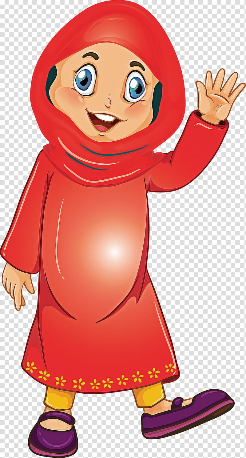 Muslim People, Cartoon, Finger, Gesture, Thumb transparent background PNG clipart