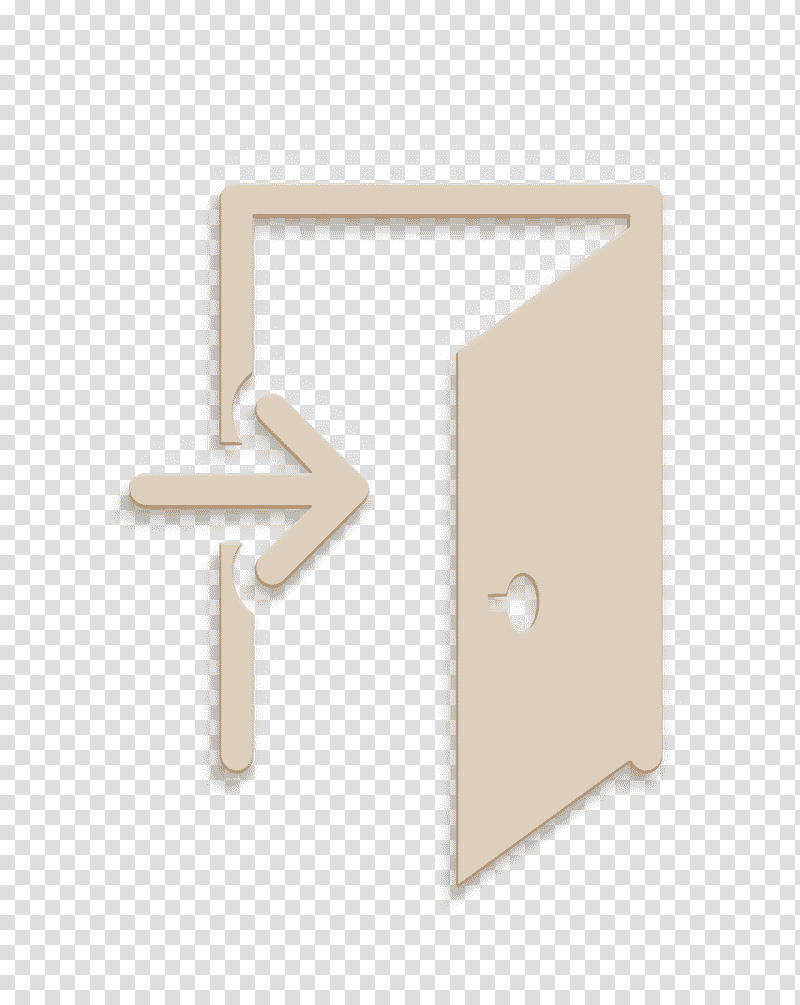 Door exit icon Exit icon Basic Application icon, Interface Icon, Rectangle, Meter, Number, Geometry, Mathematics transparent background PNG clipart