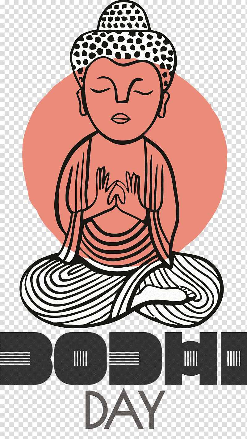 Bodhi Day Bodhi, Painting, Drawing, Cartoon, Printmaking, Canvas, Tree Pose transparent background PNG clipart
