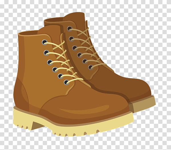 footwear shoe boot brown tan, Work Boots, Steeltoe Boot, Hiking Boot, Beige, Snow Boot, Outdoor Shoe, Leather transparent background PNG clipart