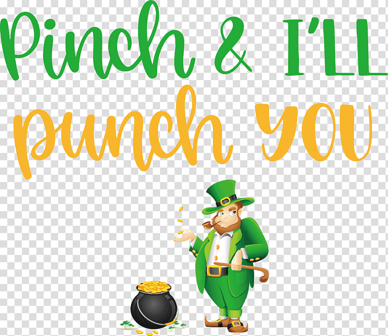 Pinch Punch St Patricks Day, Saint Patrick, Logo, Cartoon, Character, Meter, Tree transparent background PNG clipart