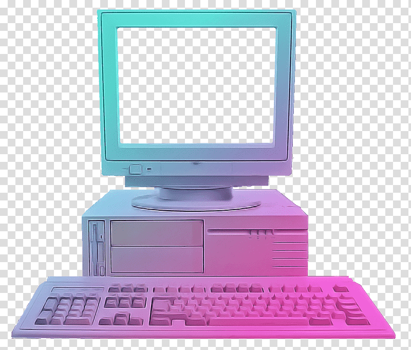 vaporwave computer computer monitor icon seapunk, pink and yellow computer monitor, Aesthetics, Computer Monitor Accessory, Personal Computer, Microsoft Paint transparent background PNG clipart