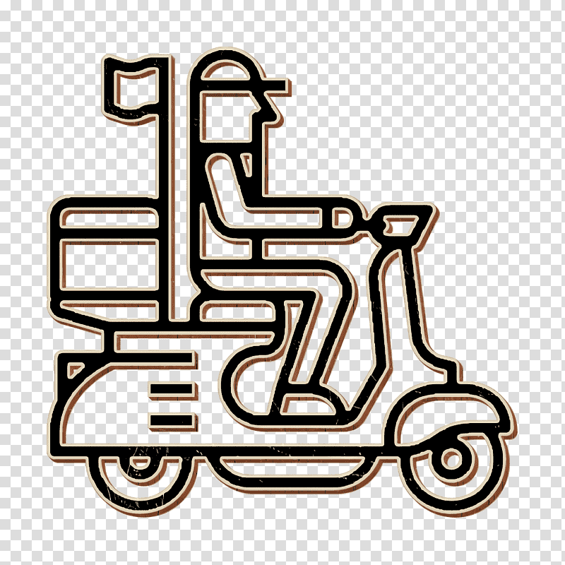 Fast food icon Delivery bike icon Bike icon, Food Delivery, Flour, Sorghum transparent background PNG clipart