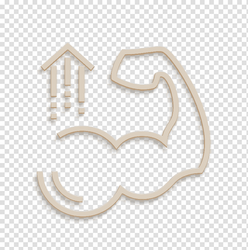 Strong icon Muscle icon Fitness & health icon, Cookie Cutter, Symbol, Chemical Symbol, Meter, Jewellery, Biscuit transparent background PNG clipart