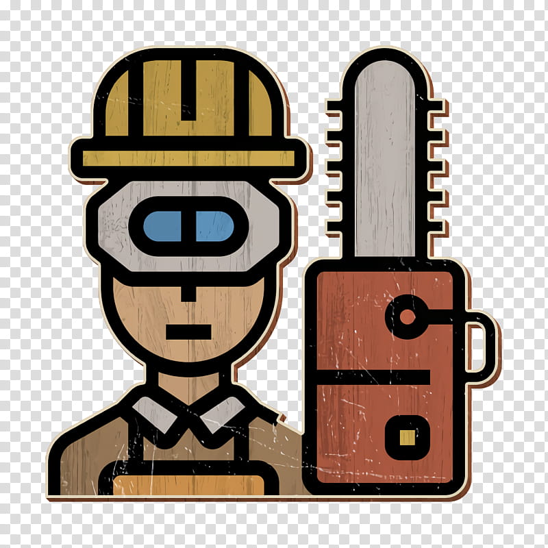 Carpenter icon Worker icon Career icon, Line, Headgear, Cap transparent background PNG clipart