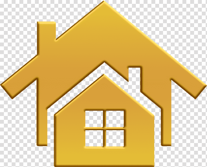 Real estate house proposal for a bigger size icon Real Estate 2 icon Bigger icon, Business Icon, Property, Yellow, Line, Symbol, Mathematics transparent background PNG clipart