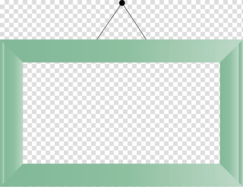 Frame Frame Hanging Frames, Frame, Frame, Hanging Frames, Angle, Line, Green, Meter transparent background PNG clipart