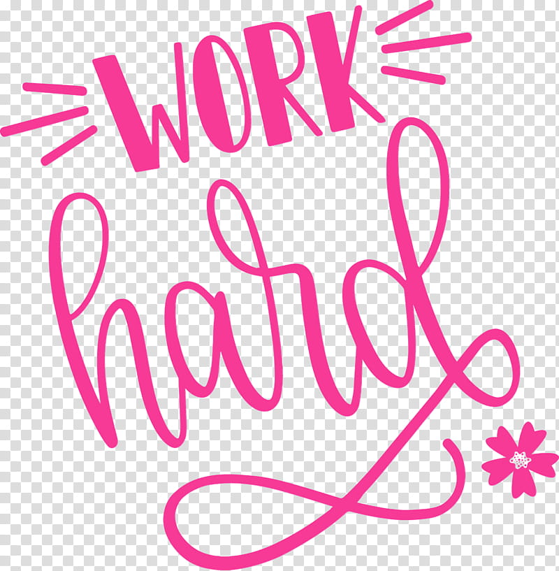 text pink font line magenta, Work Hard, Labor Day, Labour Day, Watercolor, Paint, Wet Ink transparent background PNG clipart