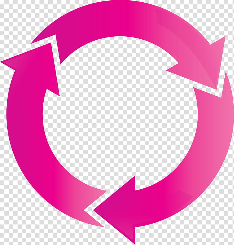 circle arrow, Pink, Magenta, Logo, Symbol transparent background PNG clipart