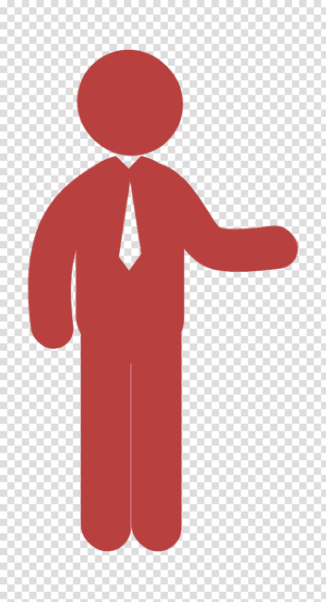 Business man pointing to his left icon Man icon Human Pictos icon, People Icon, Society, Social Studies, Culture, Economy, Community transparent background PNG clipart