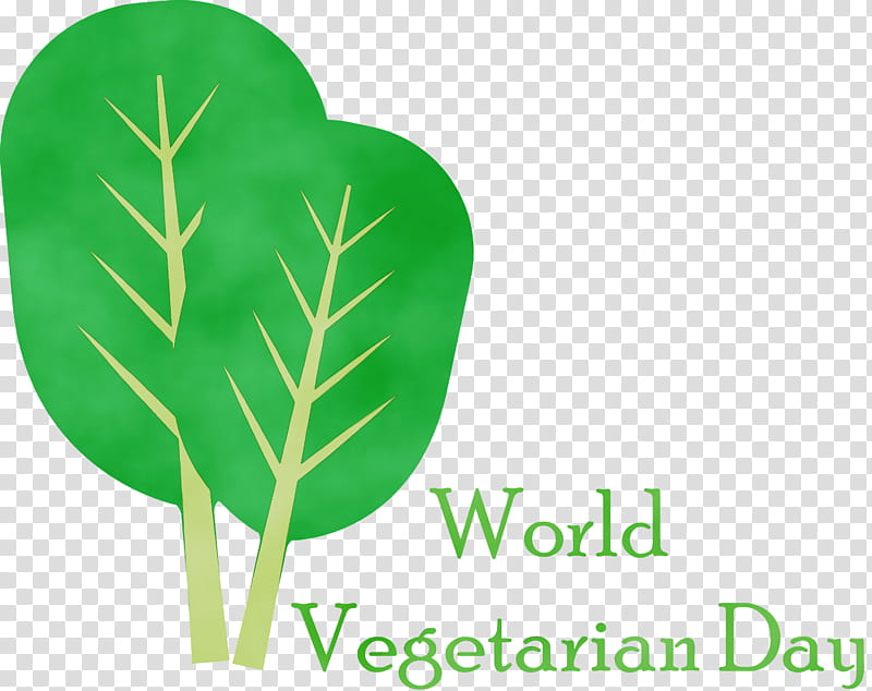 leaf oak green meter font, World Vegetarian Day, Watercolor, Paint, Wet Ink, Plant Structure, Science, Plants transparent background PNG clipart