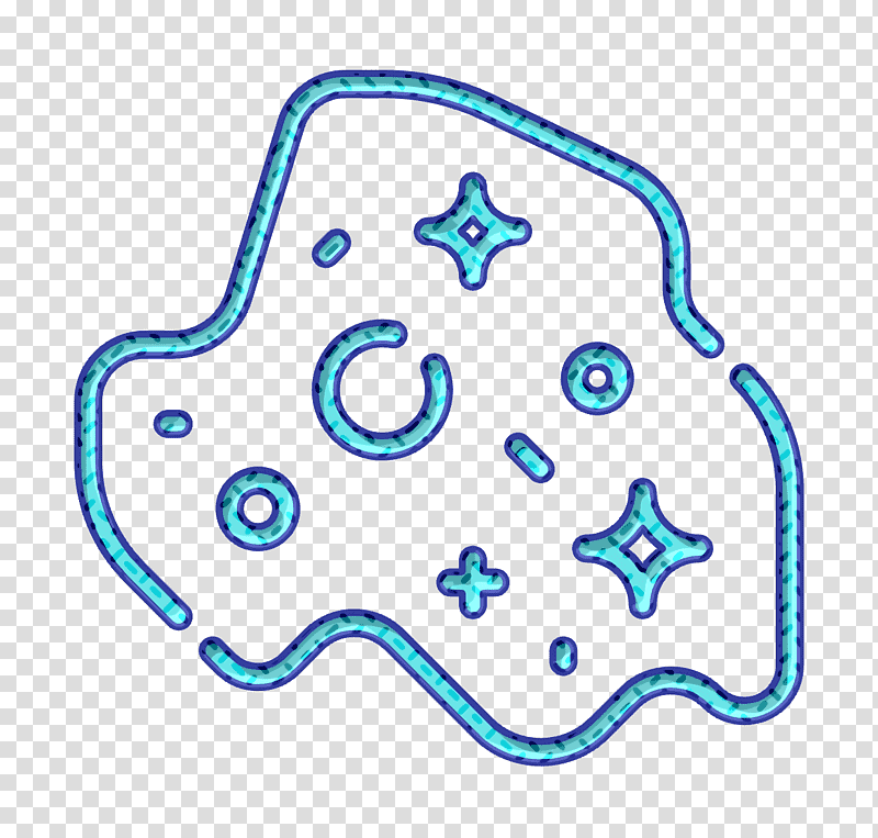 Space icon Asteroid icon, Line, Meter, Microsoft Azure, Geometry, Mathematics transparent background PNG clipart