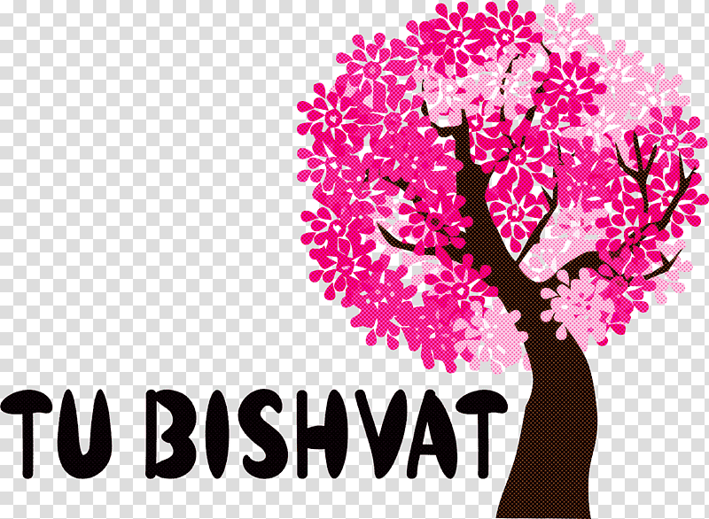 Tu BiShvat Jewish, Floral Design, Logo, Flower, Petal, Tree, Meter transparent background PNG clipart