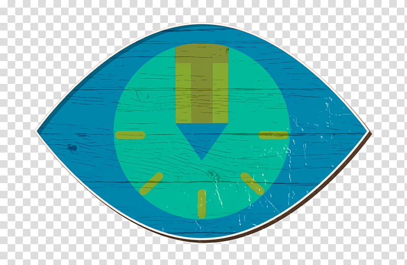 Creative icon Visual icon Eye icon, Turquoise, Aqua, Yellow, Teal, Circle, Flag, Electric Blue transparent background PNG clipart
