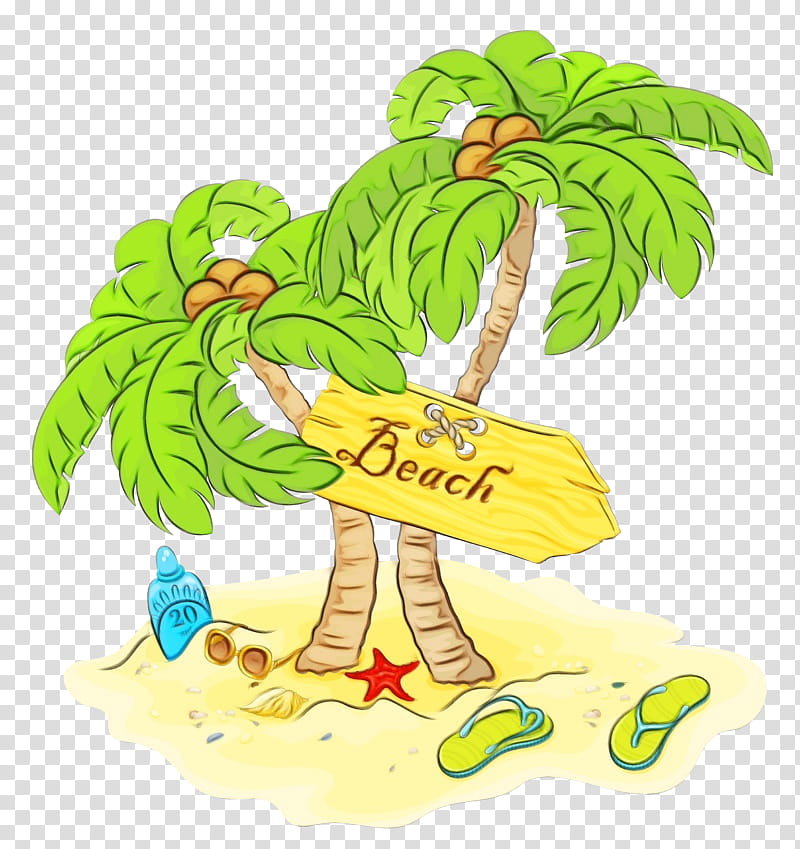 Palm trees, Watercolor, Paint, Wet Ink, Palm Tree Island, Palm Islands, Silhouette, Cartoon transparent background PNG clipart