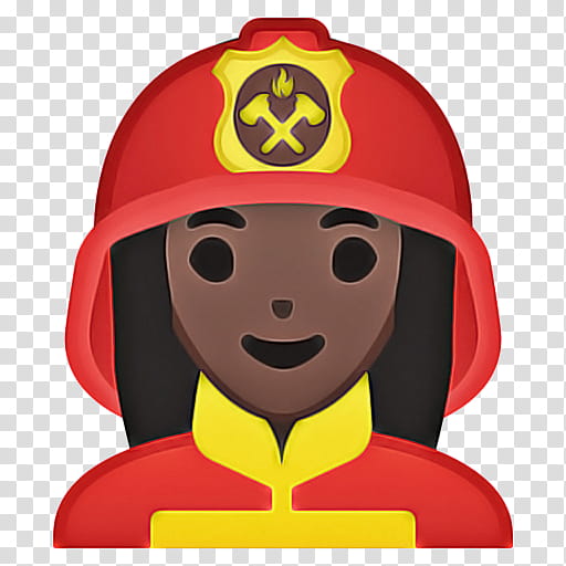 Fire Emoji, Firefighter, Fire Department, Noto Fonts, Zerowidth Joiner, Woman, Cartoon, Yellow transparent background PNG clipart