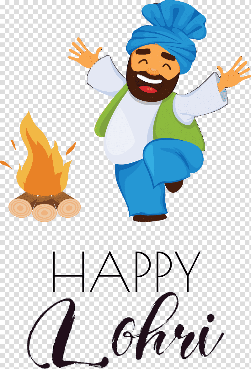 Happy Lohri, Royaltyfree, Cartoon, Bhangra, Punjabi Language, Festival, Folk Dances Of Punjab transparent background PNG clipart