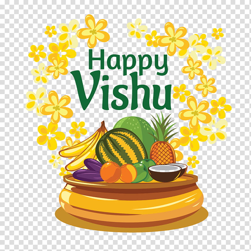 Vishu Hindu Vishu, Wish, Greeting, Malayalam, Onam, Happiness, Diwali, New Year transparent background PNG clipart