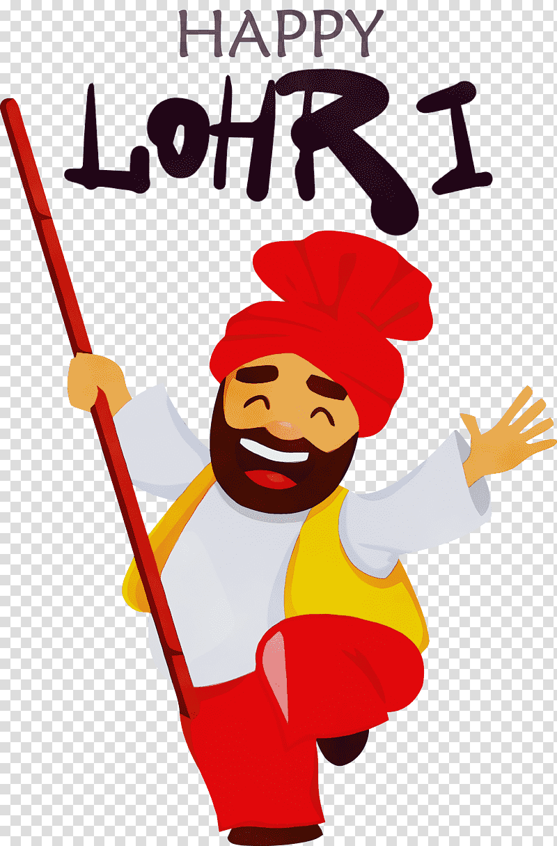 folk dances of punjab cartoon festival punjabi language folk music of punjab, Happy Lohri, Watercolor, Paint, Wet Ink, Poster, Royaltyfree transparent background PNG clipart