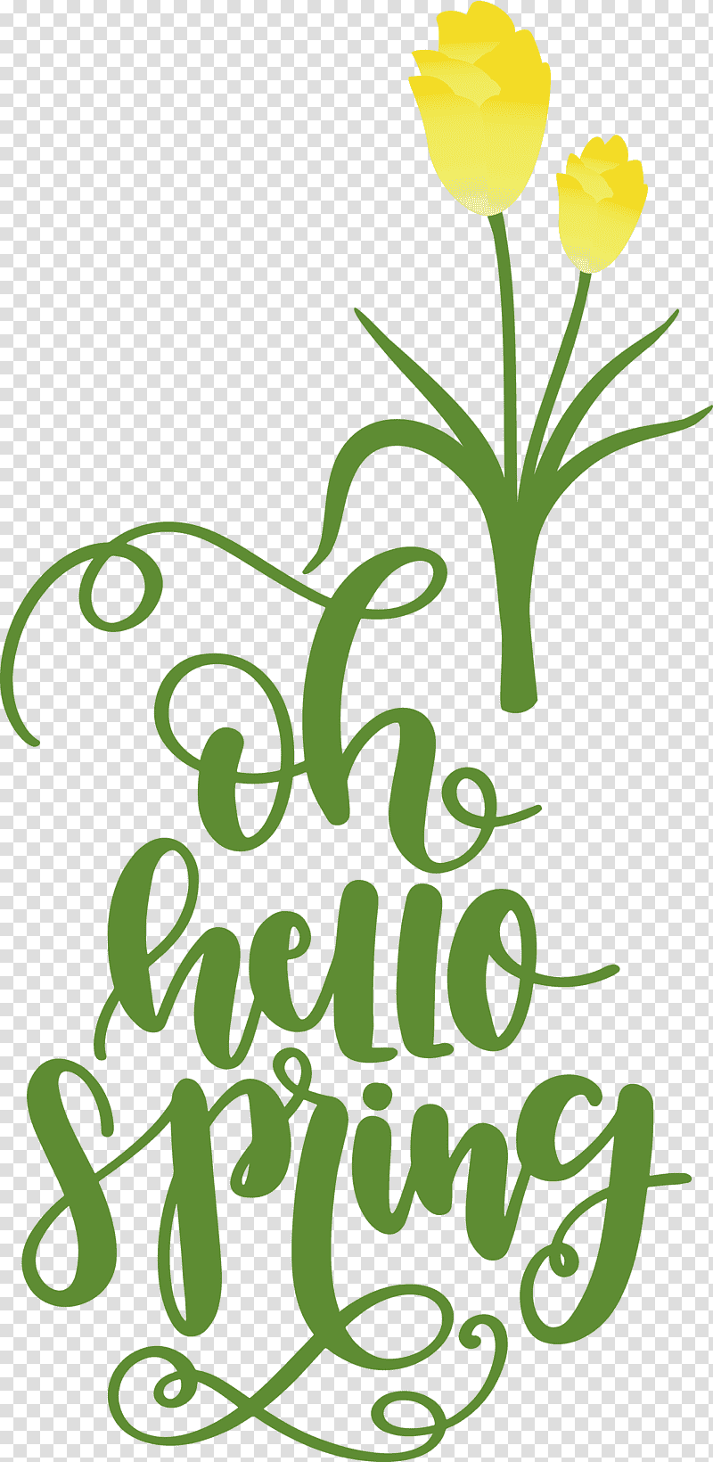 Hello Spring Oh Hello Spring Spring, Spring
, Watercolor Painting, Logo, Calligraphy, Line Art, Conceptual Art transparent background PNG clipart
