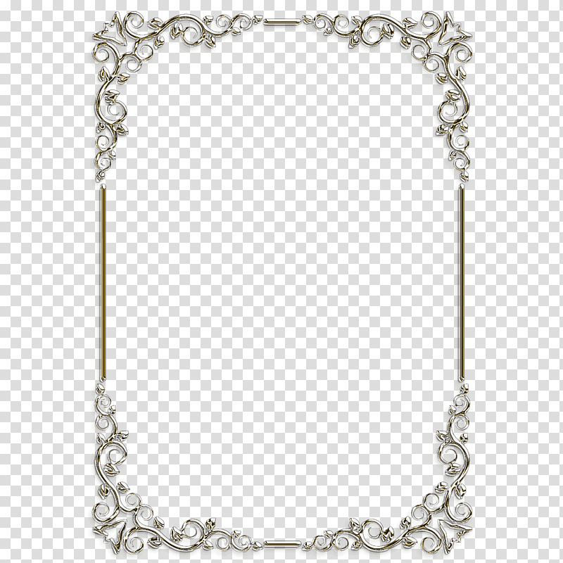 frame, Necklace, Earring, Silver, Chain, Jewellery, Gold transparent background PNG clipart