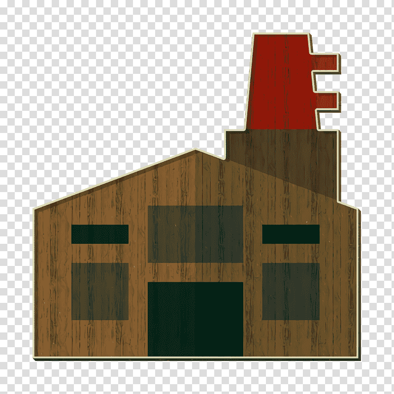 Manufacturer icon Industrial icon Factory icon, Wood Stain, Shed, M083vt, Barn, Angle, Line transparent background PNG clipart