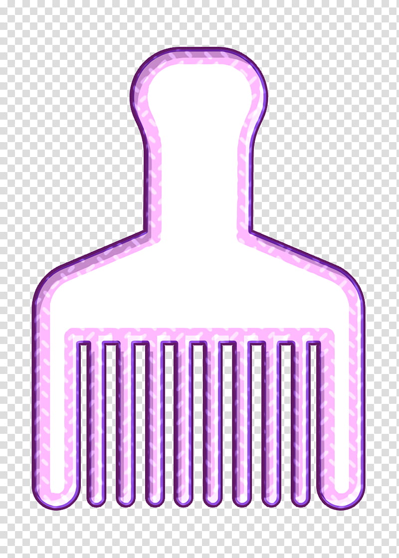 Hair brush icon Hair icon Hairdresser icon, Pink, Purple, Violet, Magenta, Thumb transparent background PNG clipart