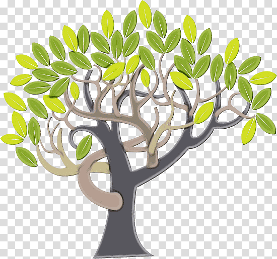 Tree planting Branch Plants Wood, Watercolor, Paint, Wet Ink, Olive, Leaf, Business Cards transparent background PNG clipart