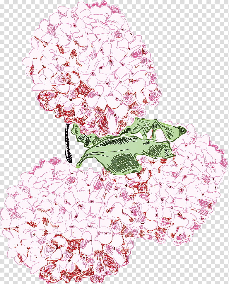 Artificial flower, Cut Flowers, Pink, Hydrangeaceae, Plant, Lilac, Cornales, Bouquet transparent background PNG clipart