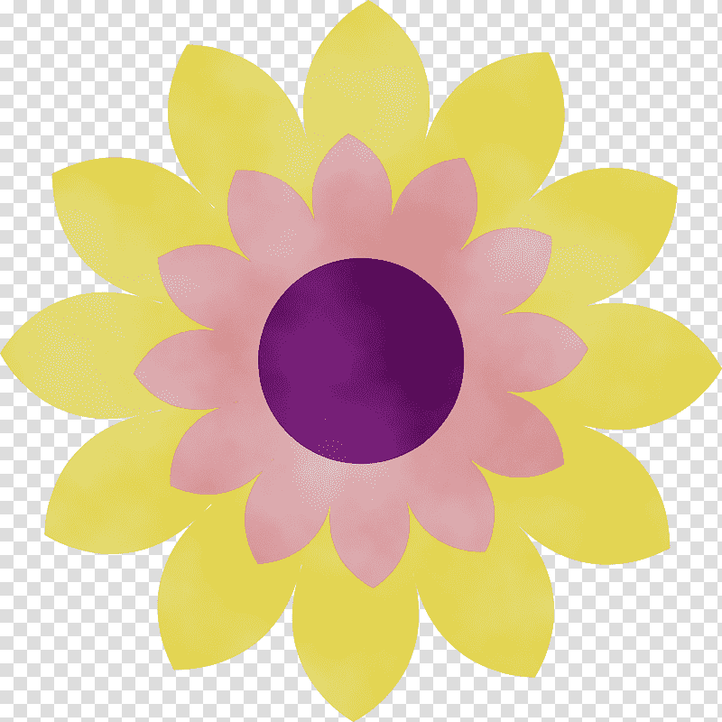 flower cut flowers common daisy album icon, Watercolor, Paint, Wet Ink, Album, Plants, Cartoon transparent background PNG clipart