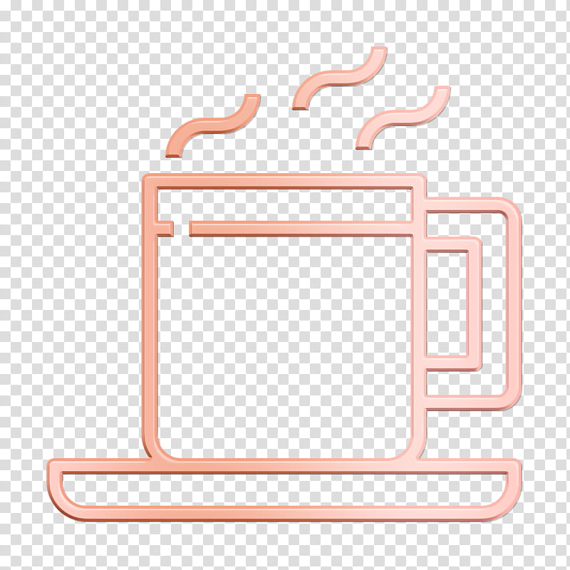 Coffee Shop icon Mug icon Coffee icon, Line, Rectangle, Square, Frame transparent background PNG clipart