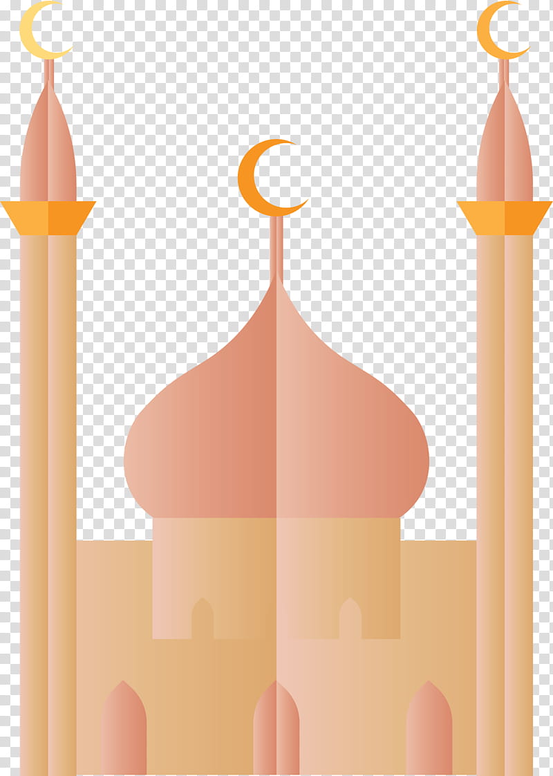 Mosque Ramadan arabic culture, Candle, Steeple, Place Of Worship, Peach transparent background PNG clipart