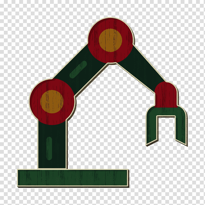 Robot icon Robot Machine icon Robotic arm icon, Symbol, Angle, Chemical Symbol, Geometry, Chemistry, Mathematics transparent background PNG clipart