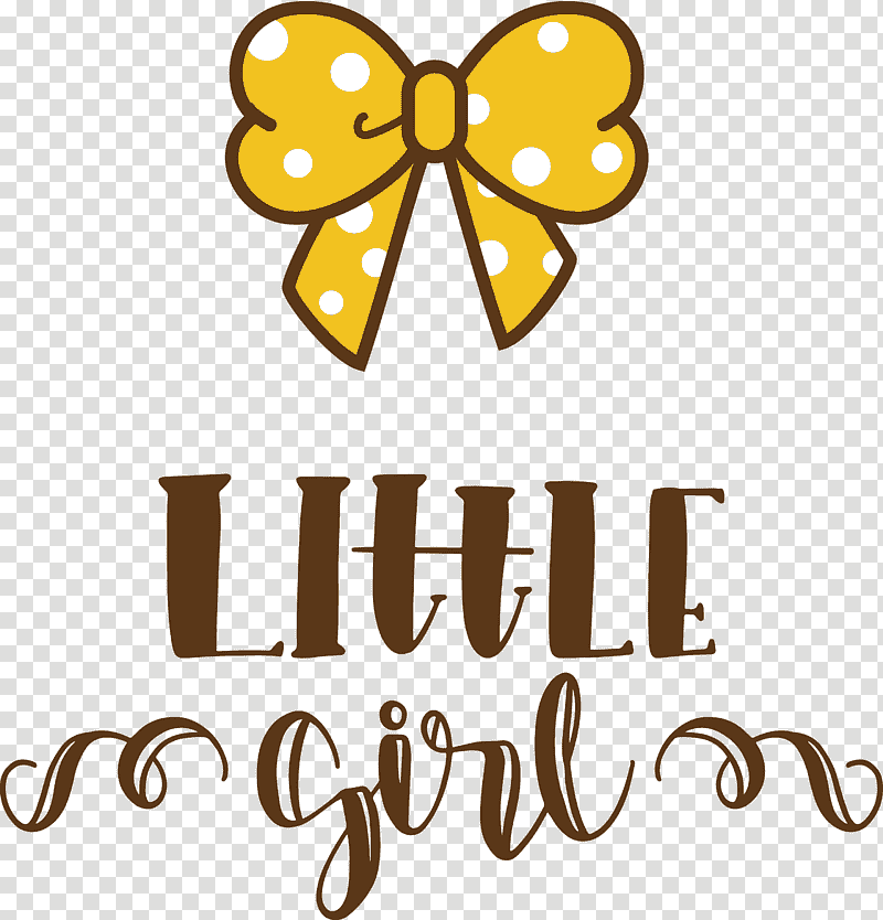 Little Girl, Logo, Flower, Pollinator, Yellow, Line, Meter transparent background PNG clipart