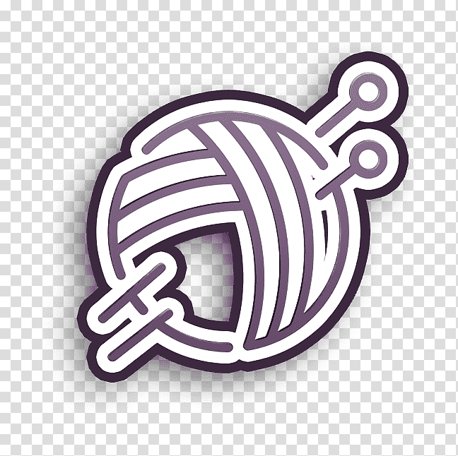Knitting icon Fabric icon Design icon, Sewing, Yarn, Craft, Knitting Needle, Wool, Smiley transparent background PNG clipart