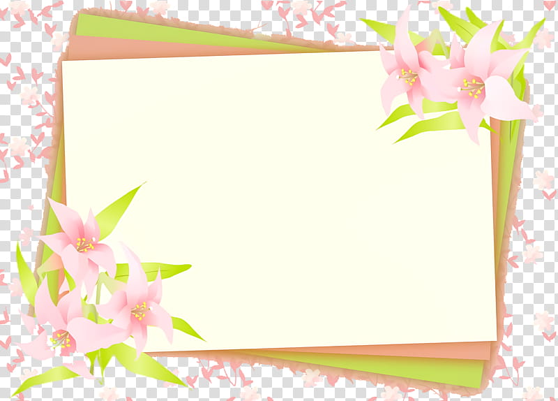Floral design, Frame, Greeting Card, Paper, Petal, Rectangle, Pink M, Flower transparent background PNG clipart