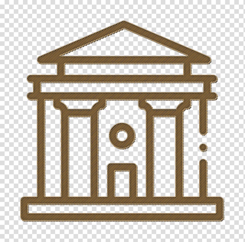 Law and Justice icon Court icon Courthouse icon, Building, Architecture, Pictogram transparent background PNG clipart