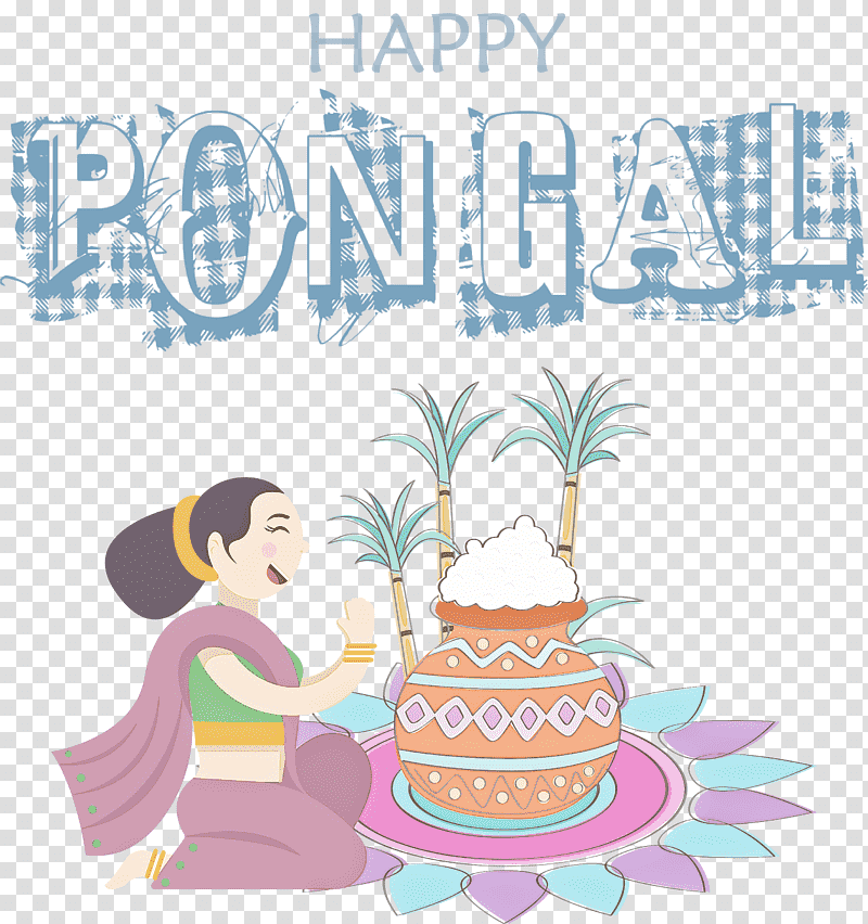 Pongal Happy Pongal, Meter, Cartoon, Line, Charity Water, Party, Geometry transparent background PNG clipart