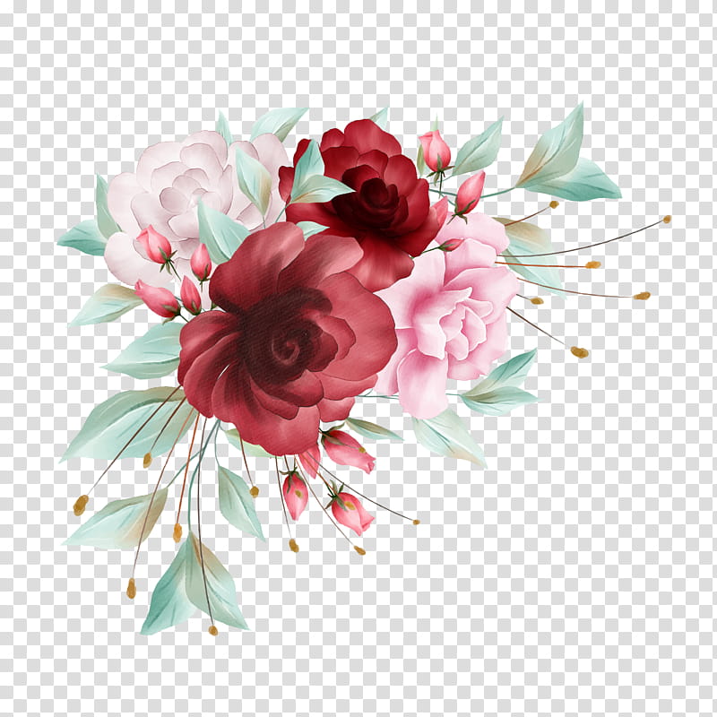 Garden roses, Flower, Pink, Cut Flowers, Plant, Petal, Peony, Bouquet transparent background PNG clipart