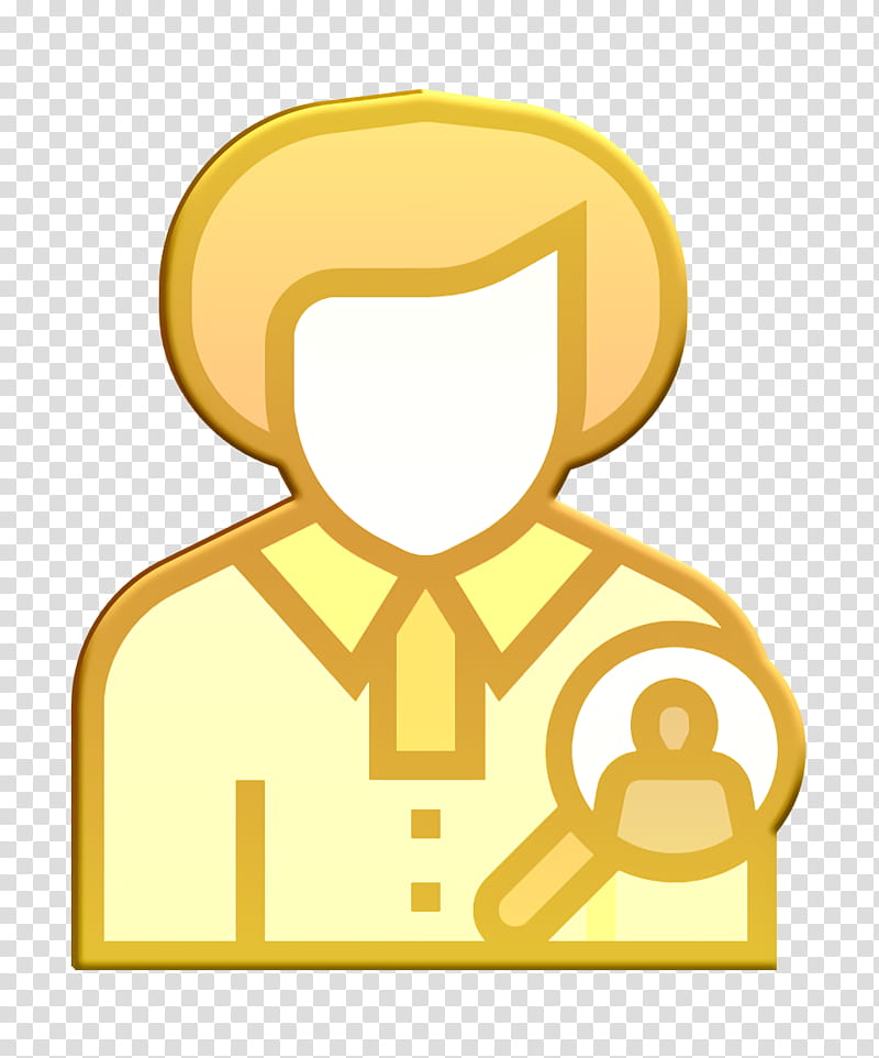 Jobs and Occupations icon Human resources icon Hr icon, Yellow transparent background PNG clipart