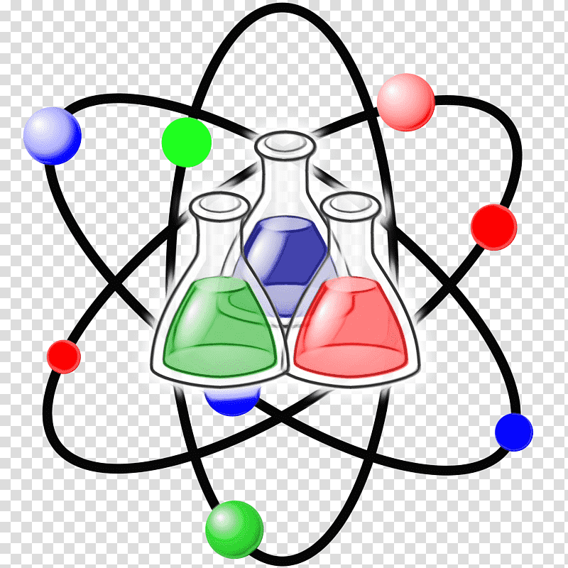 chemistry physics drawing icon education, Watercolor, Paint, Wet Ink, Education
, Cartoon, Science transparent background PNG clipart