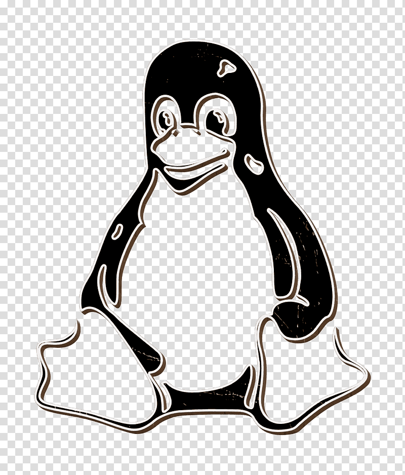 Coolicons icon Linux penguin icon logo icon, Linux Icon, Server, Operating System, Ubuntu, Web Hosting Service, Tux transparent background PNG clipart