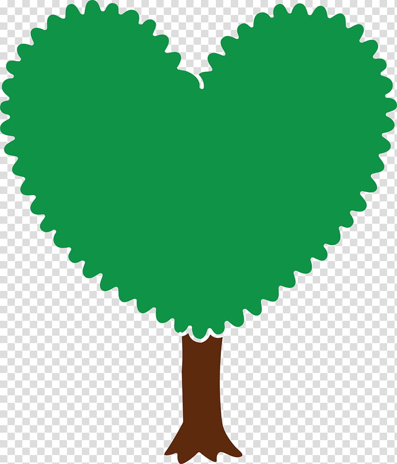 heart leaf symbol baking cup, Cartoon Tree, Abstract Tree, Tree transparent background PNG clipart