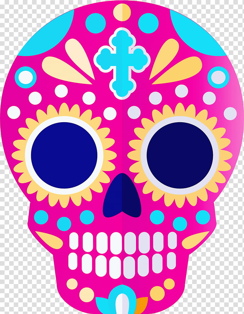 Skull Mexico Sugar Skull traditional skull, Calavera, La Calavera Catrina, Day Of The Dead, Skull Mexican Makeup, Literary Calaverita, Drawing, Mexican Cuisine transparent background PNG clipart