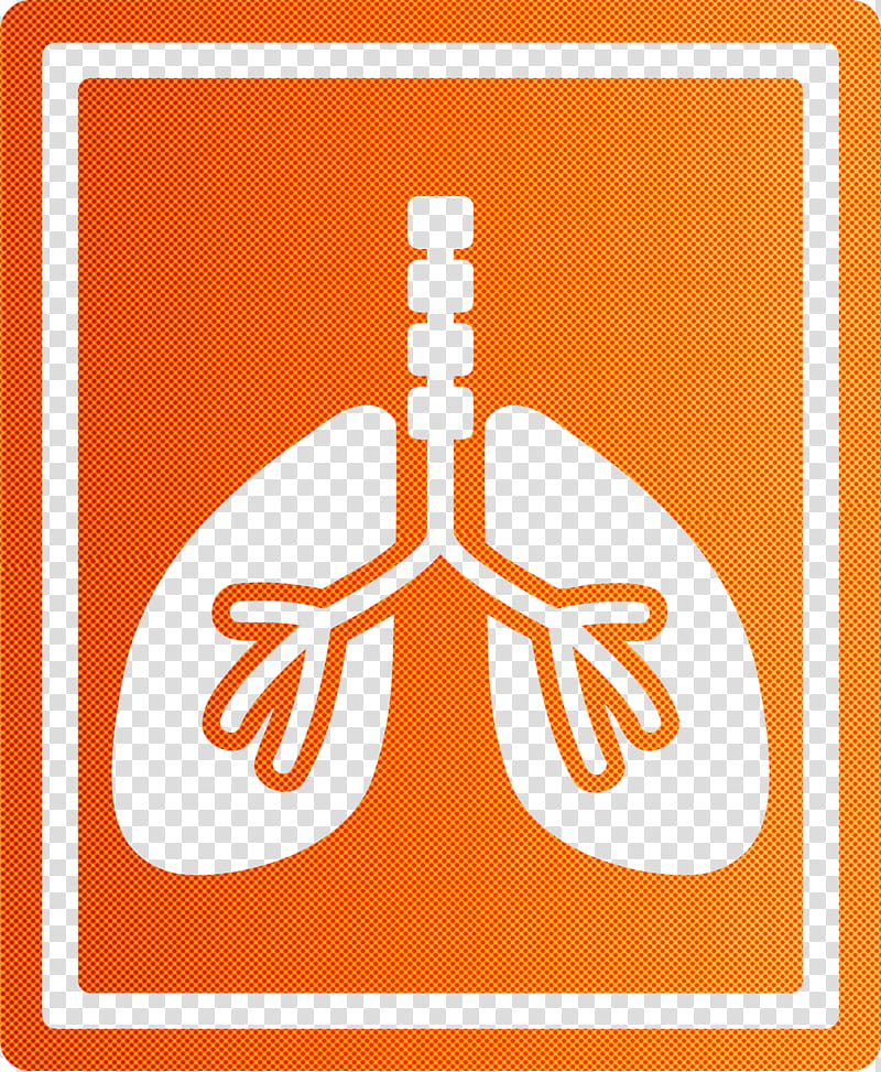 Corona Virus Disease lungs, Orange, Sign, Line, Symbol transparent background PNG clipart